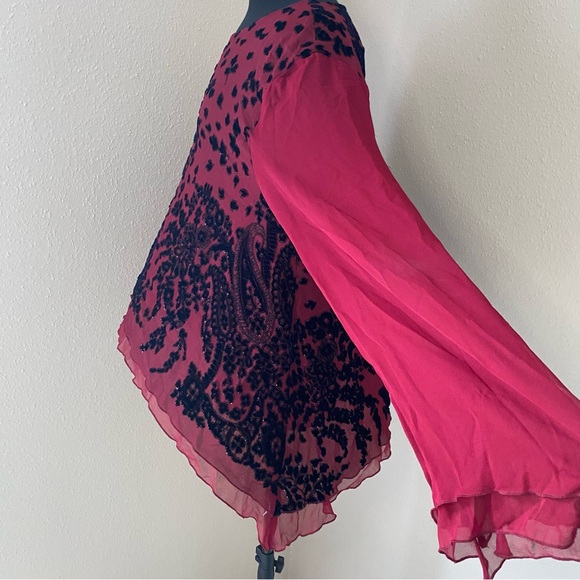 Marion Clayden Silk Chiffon Skirt Set - Picture 9 of 14